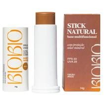 Base Stick Biobio com FPS33 cor Cacau Tom600 Natural & Vegana Base Stick Biobio com FPS33 cor Cacau Tom600 Natural & Vegana