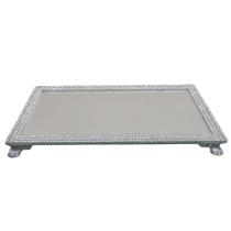 Base Strass Prata 12X23cm