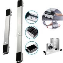 Base Suporte Ajustável com Rodinhas para Geladeira, Máquina