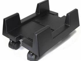 Base Suporte Carrinho Para Gabinete CPU Ajustável RODINHAS Preto Base Suporte Carrinho Para Gabinete CPU Ajustável RODINHAS Preto
