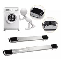 Base Suporte De Alumínio Com Rodinhas para Geladeira fogão Máquina De Lavar Base Carrinho