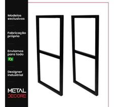 Base Suporte Industrial P/prateleira 50x24cm Duplo 2pçs Base Suporte Industrial P/prateleira 50x24cm Duplo 2pçs