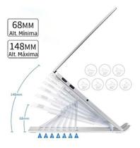 Base suporte laptop notebook tablet Regulável tripé alumínio Base suporte laptop notebook tablet Regulável tripé alumínio