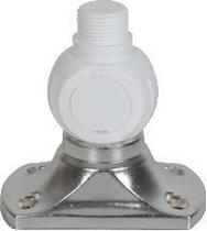 Base Suporte Para Antena Vhf Náutica Marítima Giro 360 Graus