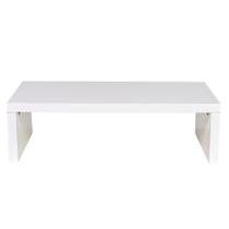 Base Suporte Para Monitor Tela MDF 10x35x20cm Branco