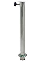 Base Suporte Pedestal Inox Giratório Removível P/ Mesa 65cm Base Suporte Pedestal Inox Giratório Removível P/ Mesa 65cm