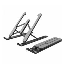 Base Suporte Portátil Dobrável Leve e Resistente em ABS com Articulação em Alumínio para Notebook Tablet e Livros