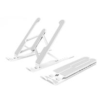 Base Suporte Portátil Dobrável Leve e Resistente em ABS com Articulação em Alumínio para Notebook Tablet e Livros