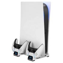 Base Suporte Ps5 Com Resfriador Carregador De Controle Oivo