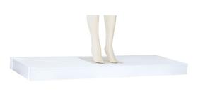 Base Tablado Para Manequim Expositor 1 Metro Branco Cód.403