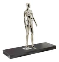 Base Tablado Para Manequim Sem Haste Loja Expositor Preto Cód 401