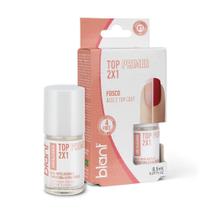 BASE TOP COAT FOSCO TOP PRIMER 2X1 8,5ML - Base Niveladora e Cobertura Extra Fosca