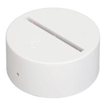 Base USB LED com Display Colorido 3D Iluminação Decorativa