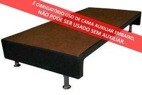 Base Vazada para Colchão Solteiro 88x188x26 Preto Ortobom (Colchão Auxiliar vendida separadamente Cód 1881660) )
