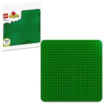 Base verde LEGO DUPLO 10980 p/ construir e exibir. Brinq. p/ crianças em idade pré-escolar a partir de 18 meses. (1 Peça)