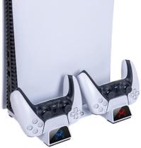 Base Vertical Com Cooler E Carregador Duplo Compatível Playstation 5