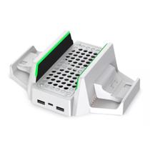 Base Vertical Compatível Com Xbox Series S Cooler + Dock + 2 Baterias 800mAh - Dobe
