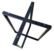 Base X para Mesa e Escrivaninha Estilo Industrial
