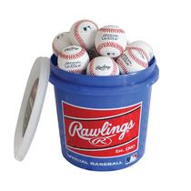 Baseballs Rawlings Game Use Youth/12U, 28 onças, balde de 24 unidades