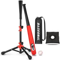 BaseGoal Conjunto de Tee de Bate de Beisebol Infantil com Altura Ajustável