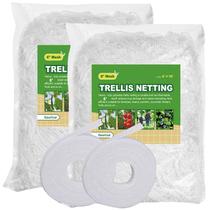 BaseGoal Rede de Treliça Resistente a Todas as Condições Climáticas, Malha Flexível de 15 cm (6") 1,5 m 4,5 m - Pacote com 2 Unidades