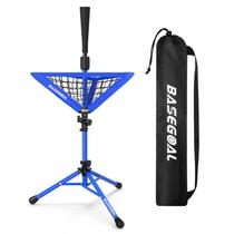 BaseGoal Tee de Batida Portátil com Tripé e Porta-Bolas BaseGoal Tee de Batida Portátil com Tripé e Porta-Bolas