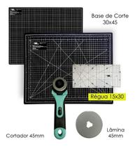 Bases De Corte A3 Placa de Mesa 45x30 Régua de Acrílico 15x30 Cortador 45mm Disco Reserva