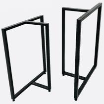BASES de MESA Estilo INDUSTRIAL Modelo T 75x60cm Kit c/2un