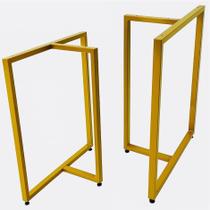 BASES de MESA Estilo INDUSTRIAL Modelo T 75x60cm Kit c/2un