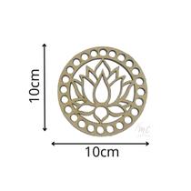 Bases MDF Crochê/Fio de Malha Modelos - 10cm de Diâmetro Bases MDF Crochê/Fio de Malha Modelos - 10cm de Diâmetro