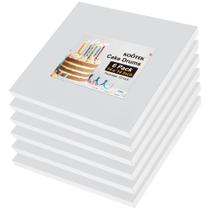 Bases para Bolo Kootek Quadradas 14" Pacote com 6 Unidades 1,3 cm de Espessura