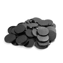 Bases: plástico texturizado EasyPegs, redondas, 50 mm de diâmetro, 100 unidades