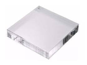 Bases Quadradas 2cm Artesanato Biscuit Acrílico 50pcs