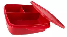 Basic Line 550ml com divisórias Vermelha Tupperware