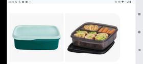 Basic LINE com divisória kit com 2 peças Tupperware original