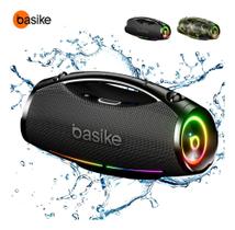 Basike Boombox 200w Caixa de Som Portátil Bluetooth 36hrs Ipx6 Caixa Som Estéreo Bass Boost Alta