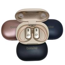 Basike Fone De Ouvido Bluetooth Esportivo Tws Cáqui Moderno - Fones Com Conexão Rápida, 60h