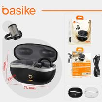 Basike Fone De Ouvido Sem Fio Bluetooth Esportivo 60Hrs IPX6 ANC Bluetooth Compativel Iphone Preto
