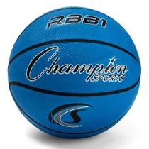 Basketball Champion Sports Rubber, tamanho oficial 7, azul Basketball Champion Sports Rubber, tamanho oficial 7, azul
