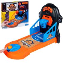 Basquete Jogo mesa eletrônico Placar digital som Fliperama