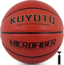 Basquete KUYOTQ tamanho 7, couro de microfibra, 75 cm, interior e exterior