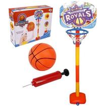 Basquete Royals Com Pedestal + Bola E Bomba - Wellkids Basquete Royals Com Pedestal + Bola E Bomba - Wellkids