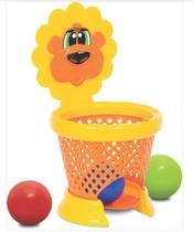 Basquetebol Baby Brinquedo Didático Mercotoys Lançamento Com Bolinha