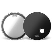 Bass Drum Pack Evans EMAD System, 18 polegadas, 1 camada, com anéis de amortecimento Bass Drum Pack Evans EMAD System, 18 polegadas, 1 camada, com anéis de amortecimento