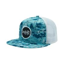 Bassdash Flat Brim Trucker Cap Ajustável Snapback Hat Malha Voltar Para Homens Mulheres Pesca Caça