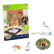 Basta jogar Shrinky Dinks Creative Pack, 25 folhas fosco branco, conjunto de atividades de arte infantil e artesanato