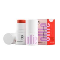 Bastão 3 em 1 blush batom e sombra FPS 95 4,5g Ollie Bastão 3 em 1 blush batom e sombra FPS 95 4,5g Ollie