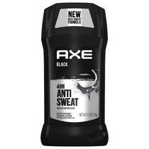 Bastão antitranspirante AXE Black 76g 48h de proteção contra suor