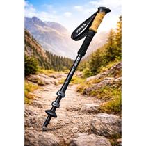 Bastão Caminhada Alumínio Ajustável Leve 135cm Trek Lite Ntk