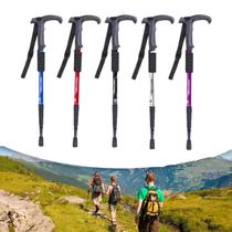 Bastão Caminhada Trekking Bengala Trilha Alumínio Retrátil Bastão Caminhada Trekking Bengala Trilha Alumínio Retrátil
